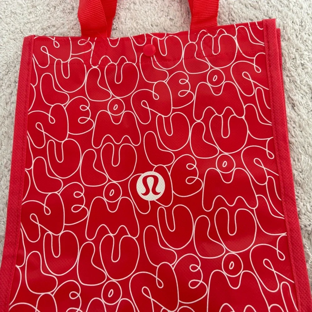 lululemon athletica Graphic Red Small Tote